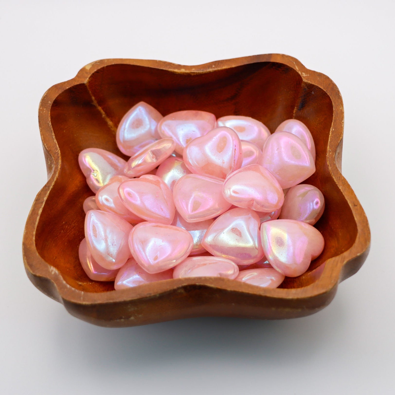 Angel Aura Rose Quartz Mini Hearts
