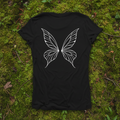 "Be the Magic" Fairy Wings T-Shirt (Black, Back)