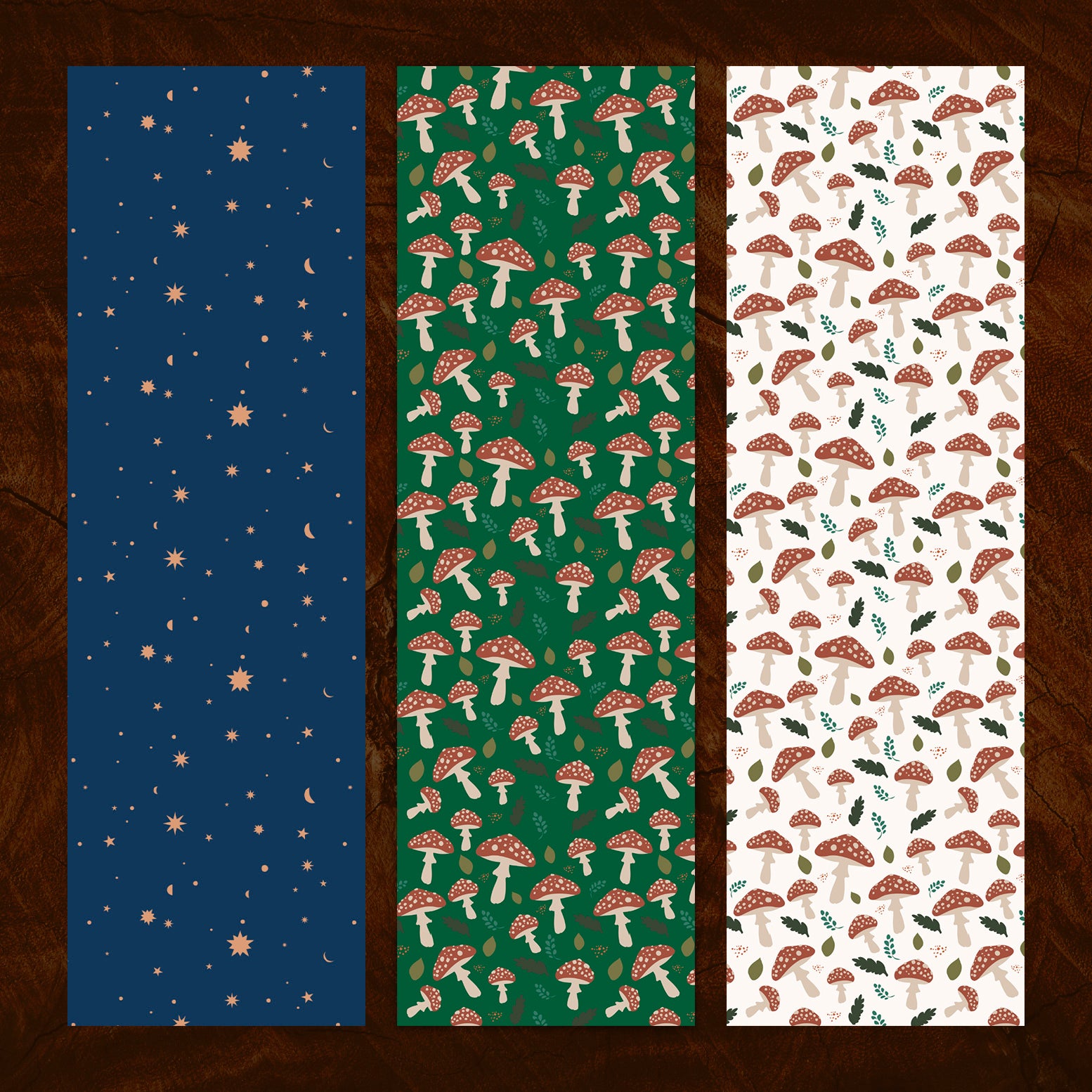 Mushroom Bookmarks, Star Bookmarks
