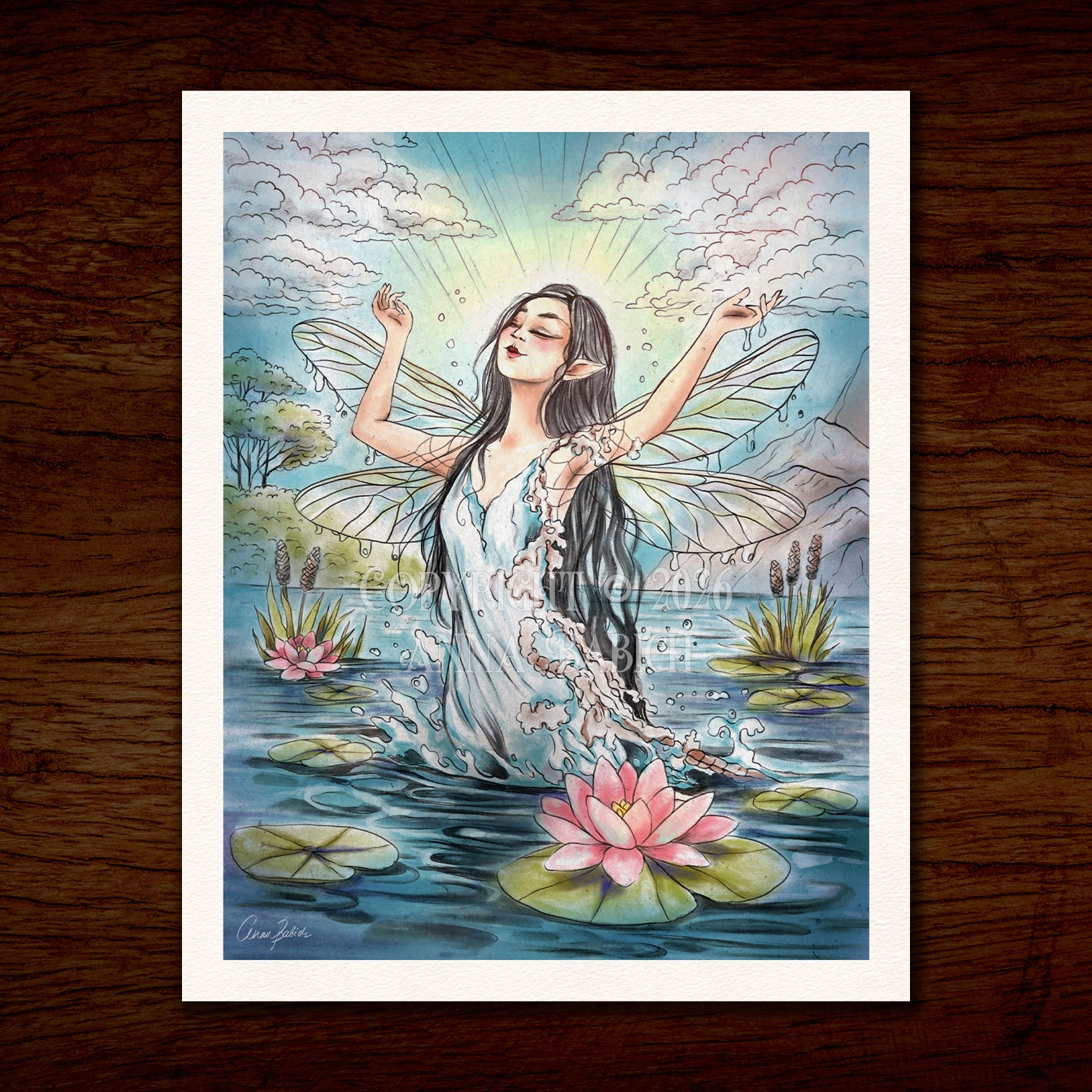 Fairy Art Print "Metamorphosis" from Our Upcoming Colouring Book