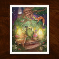 Art Print, 8 x 10, Heart's True Home (Oracle of the Magical Fairy Forest), Illustrated by Anna Babich