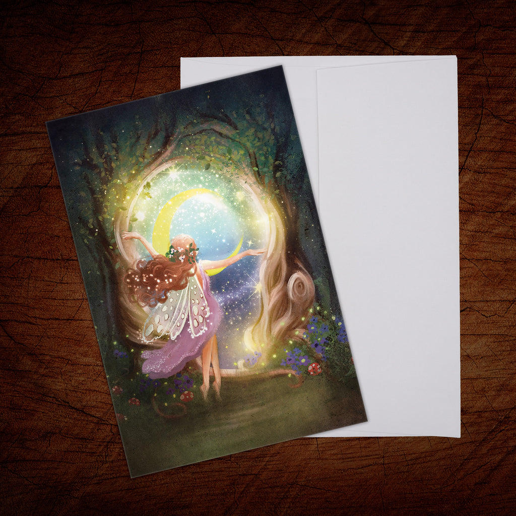 Fairy Greeting Card, Magical Forest (1) with Envelope