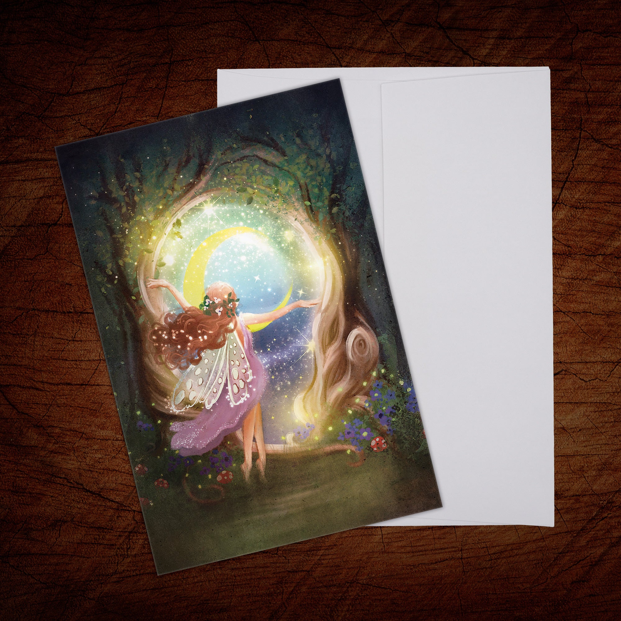 Fairy Greeting Card, Magical Forest (1) with Envelope