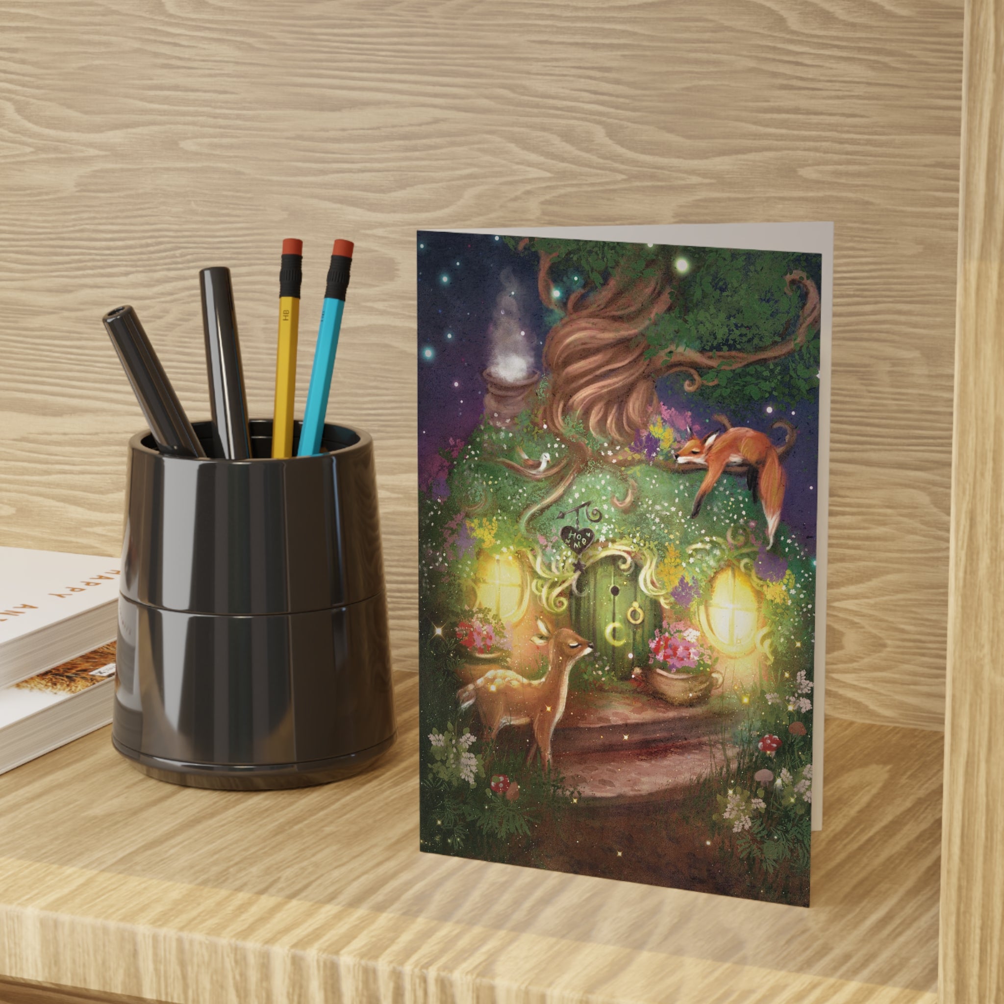 Magical Fairy Forest Greeting Cards, Set of 5 (1), Heart's True Home
