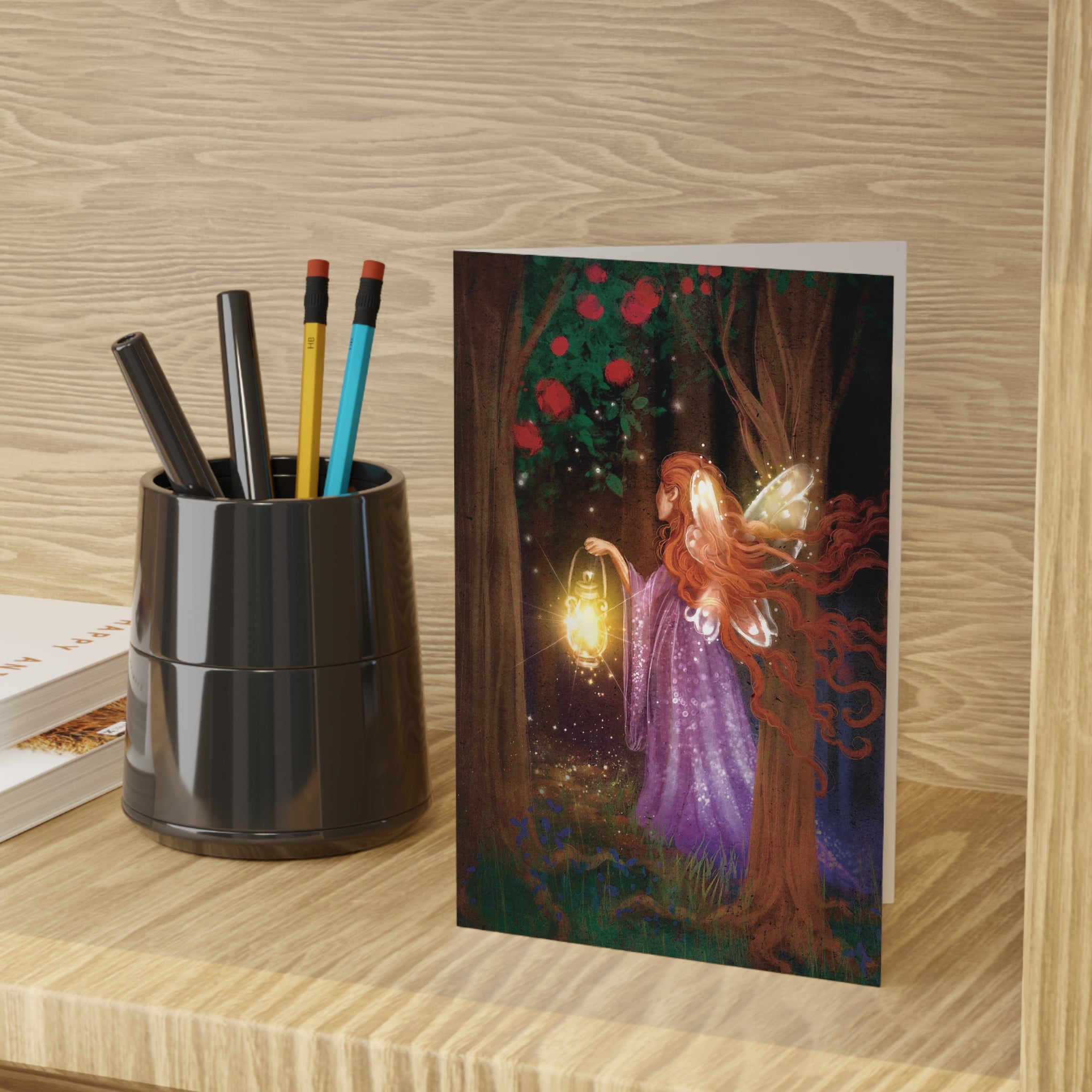 Magical Fairy Forest Greeting Card, Set 2, Card 3, the Unknown Path