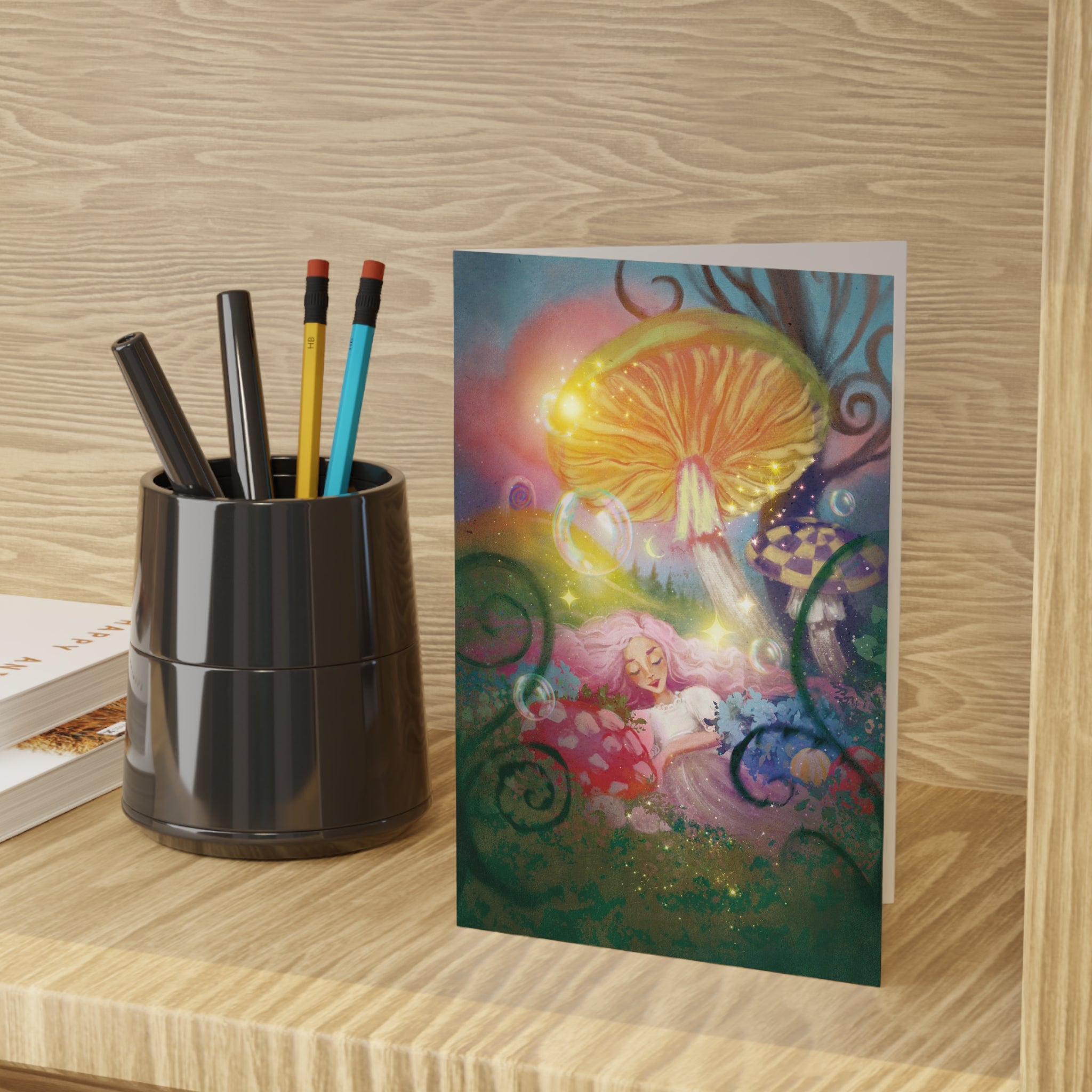 Magical Fairy Forest Greeting Cards, Set of 5 (1), the Waking Dream