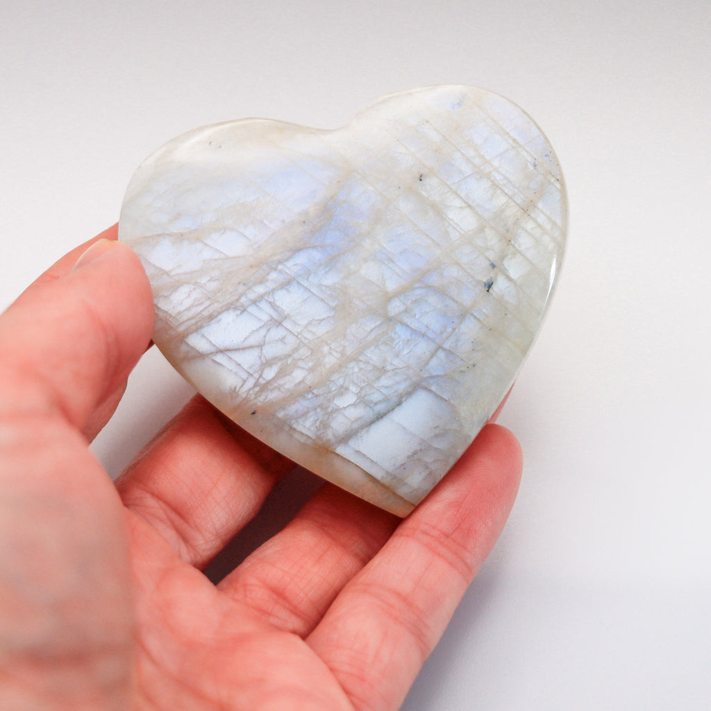 Rainbow Moonstone Hearts ♡