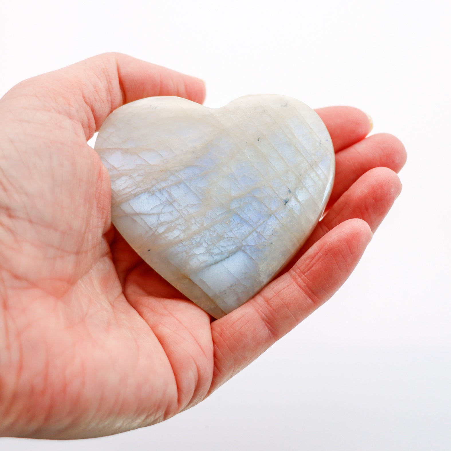 Rainbow Moonstone Hearts ♡