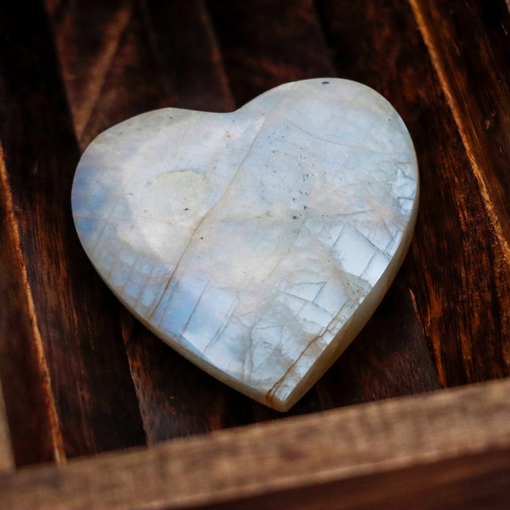 Rainbow Moonstone Hearts ♡