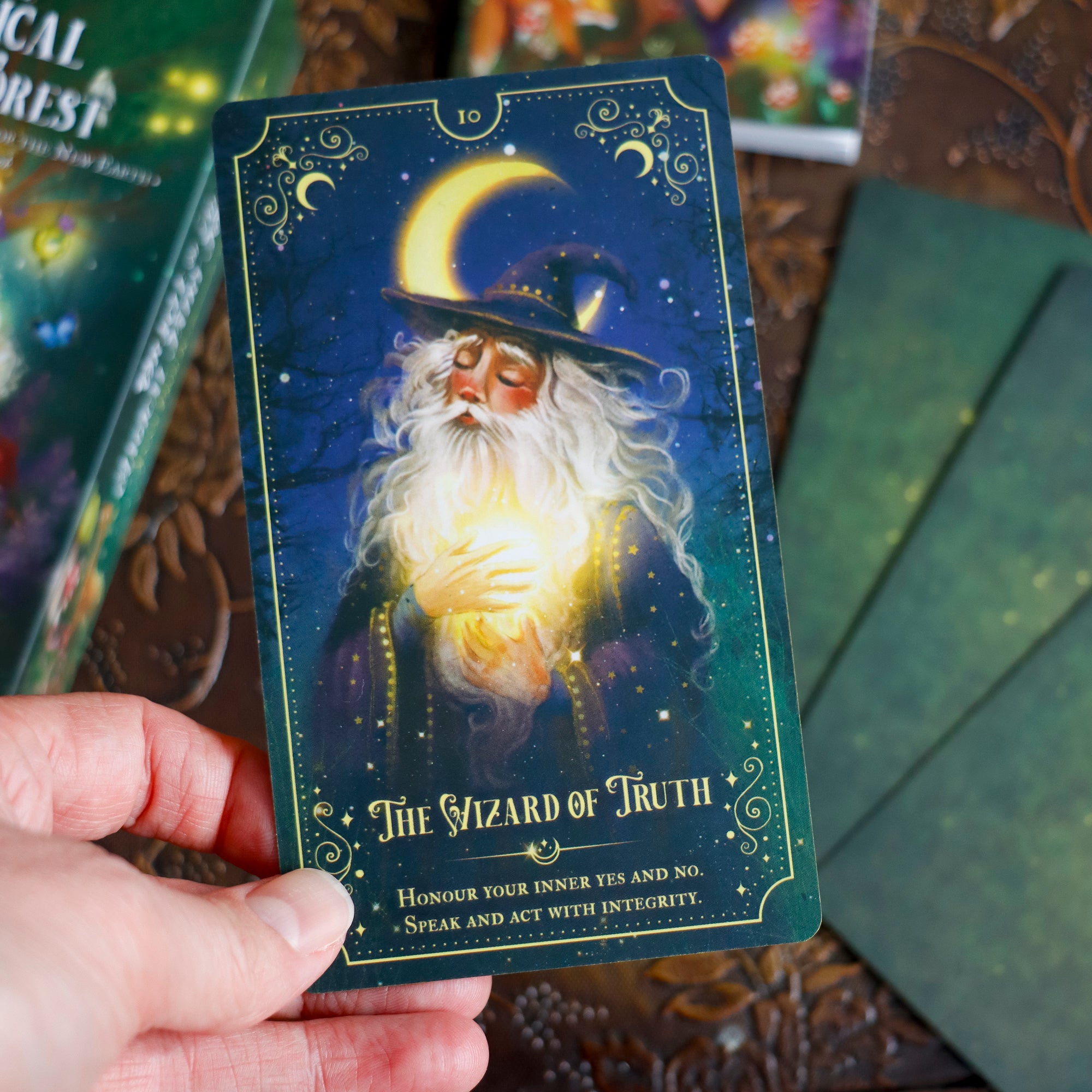 Oracle of the Magical Fairy Forest, Card #10, the Wizard of Truth