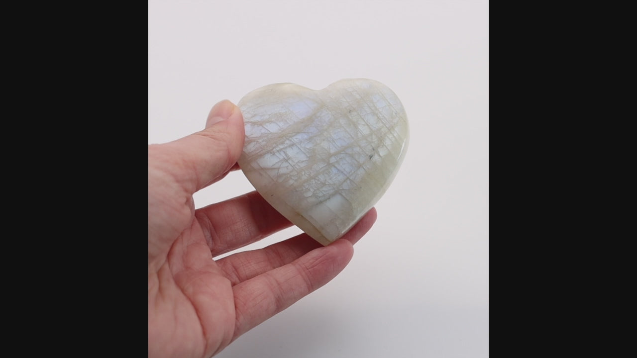 Rainbow Moonstone Hearts ♡
