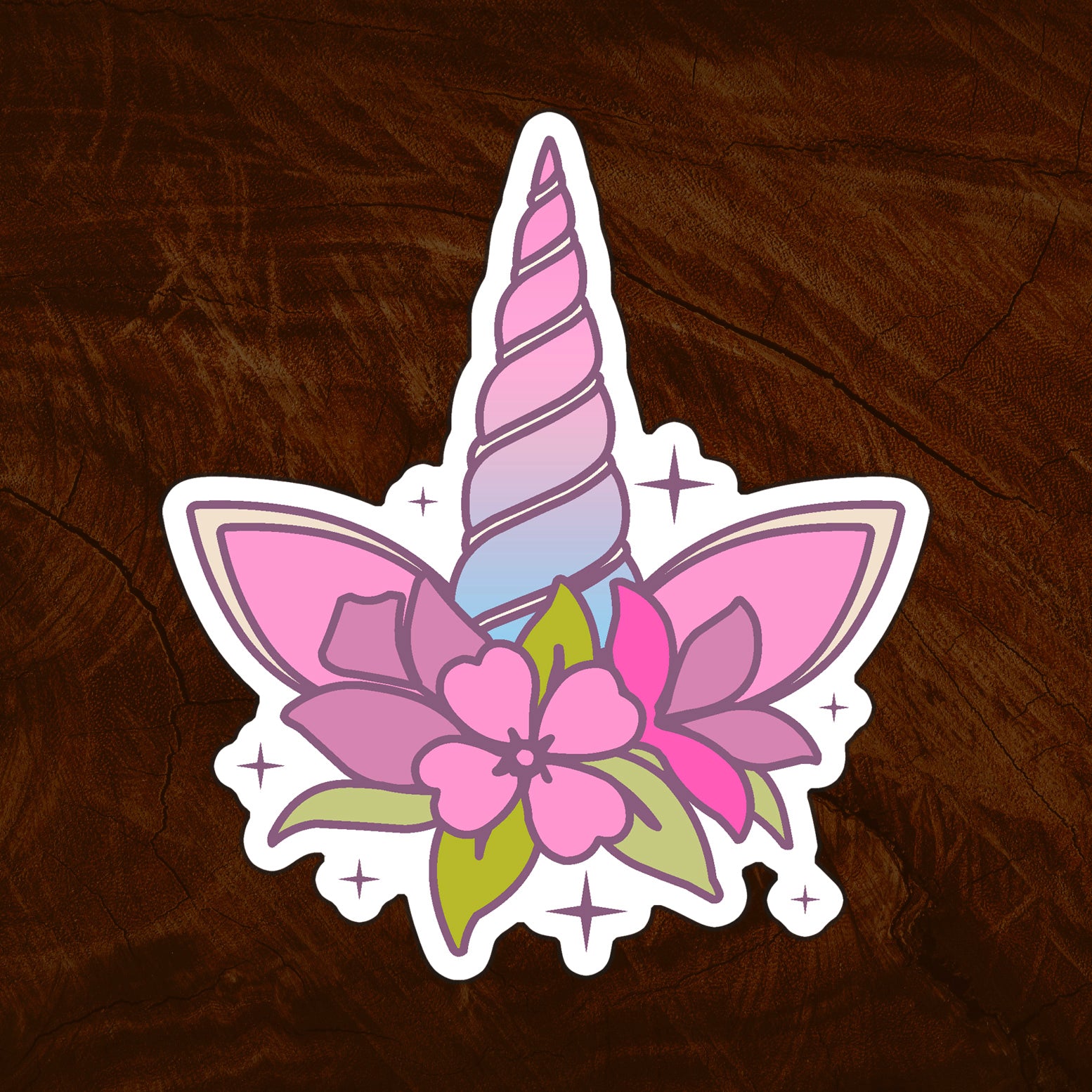Magical Unicorn Horn Sticker