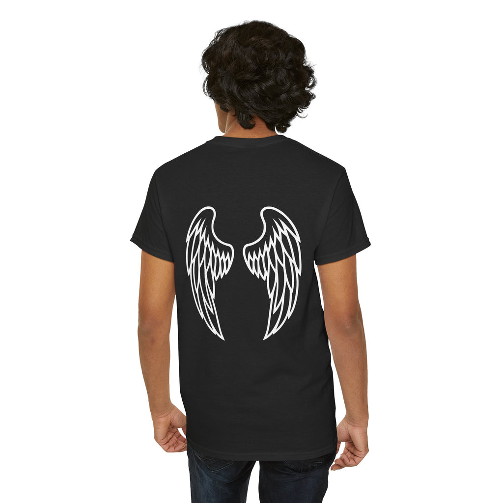 Angel Wings T-Shirt for Men and Women, Black
