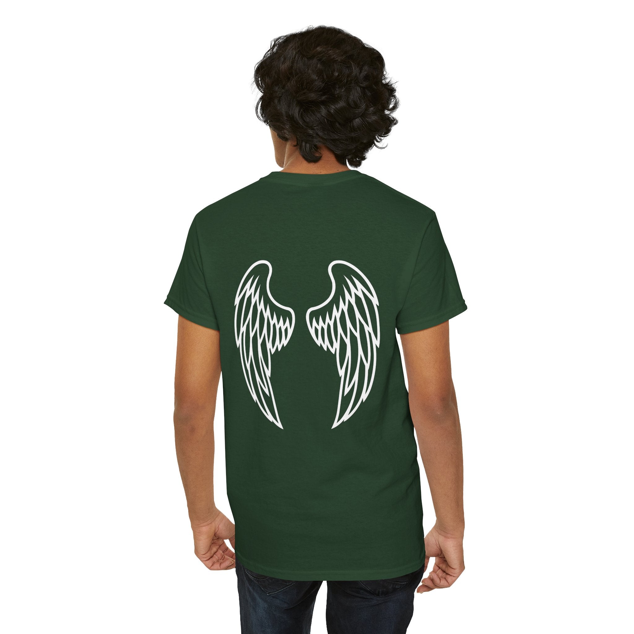 Angel Wings T-Shirt for Men and Women, Green