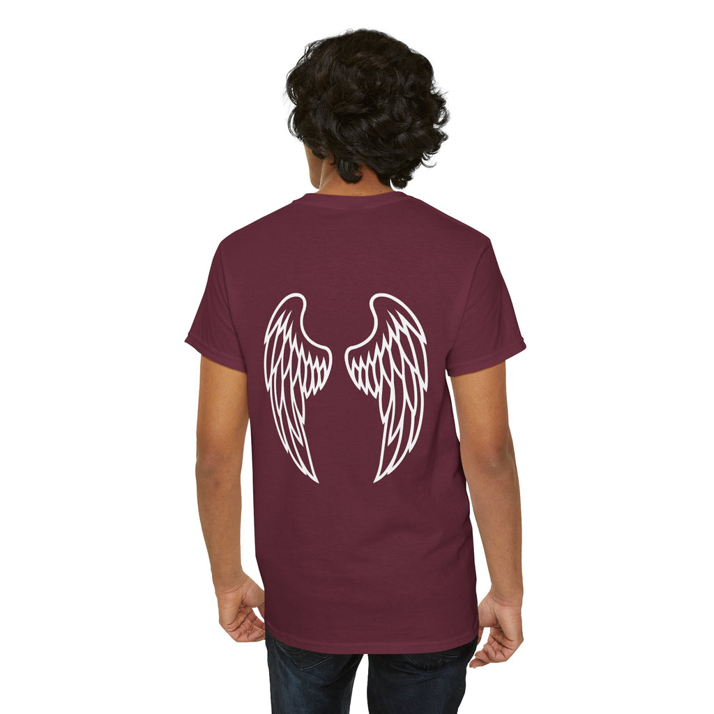 Angel Wings T-Shirt for Men and Women, Maroon
