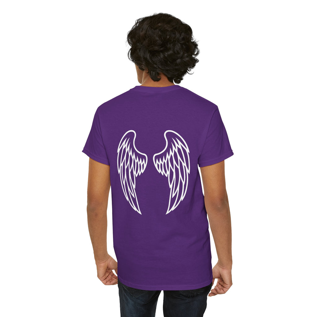 Angel Wings T-Shirt for Men and Women, Purple